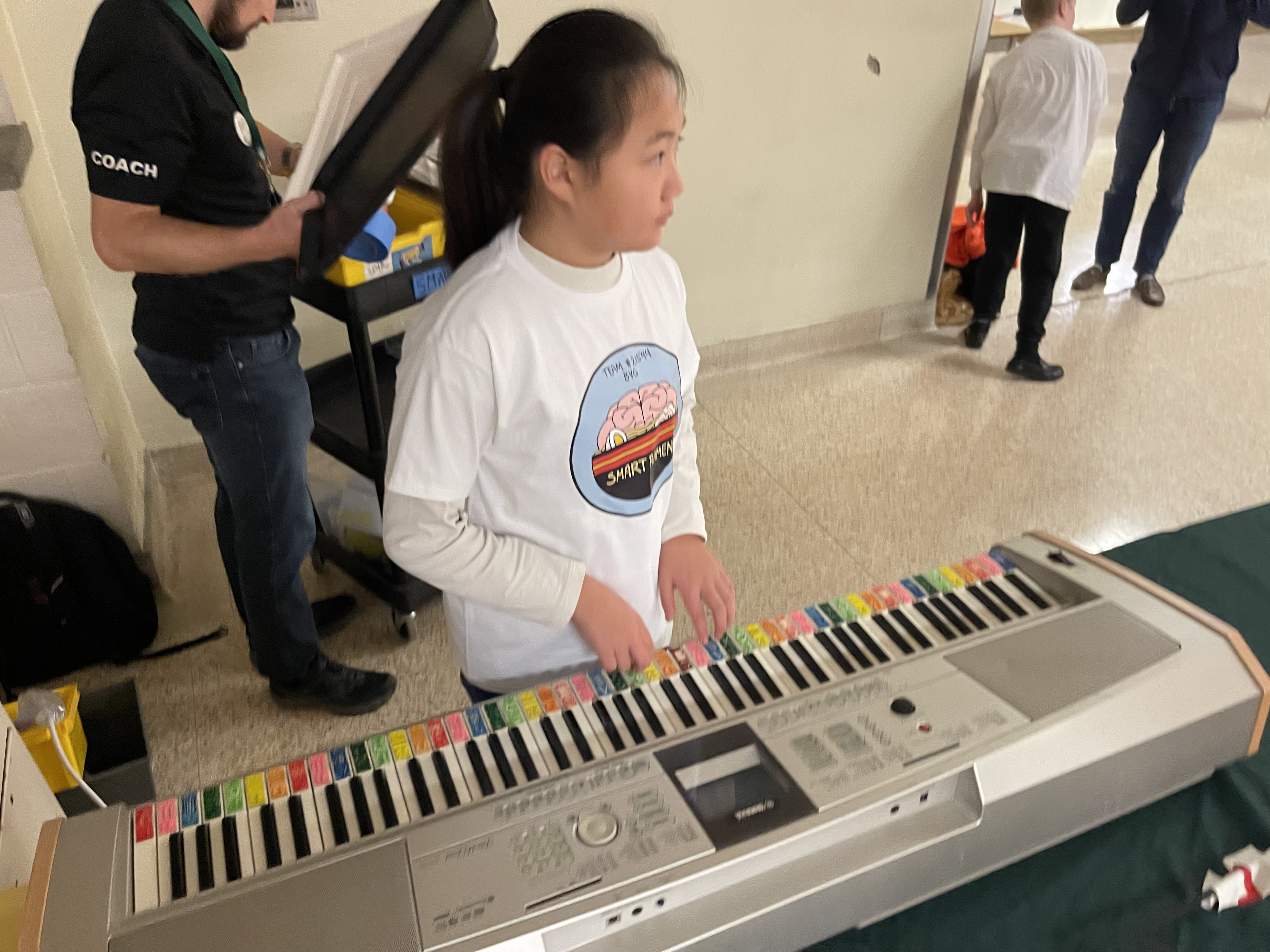 Adelaide Plays Piano